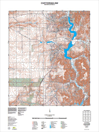 2135-III-SW Chittering Topographic Map by Landgate 2011