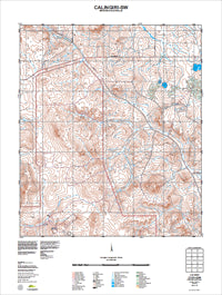 2135-I-SW Calingiri Topographic Map by Landgate 2011