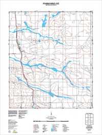 2136-II-SE Piawaning Topographic Map by Landgate 2011