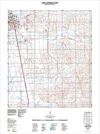 2136-IV-SW Walebing Topographic Map by Landgate 2011