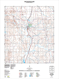 2137-III-NW Watheroo Topographic Map by Landgate 2011