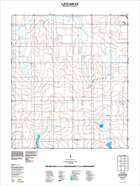 2138-II-SE Latham Topographic Map by Landgate 2011