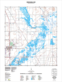 2139-IV-SW Morawa Topographic Map by Landgate 2011