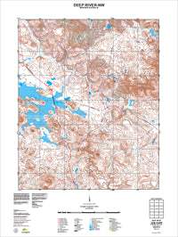 Buy 2228-III-NW Deep River Topographic Map by Landgate (2011) – The ...