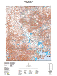2228-III-SE Deep River Topographic Map by Landgate 2011