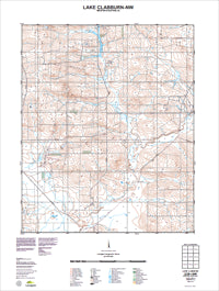 2229-I-NW Lake Clabburn Topographic Map by Landgate 2011