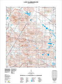 2229-I-SW Lake Clabburn Topographic Map by Landgate 2011
