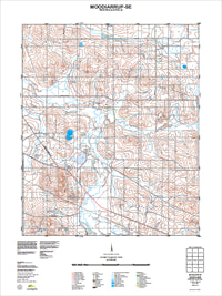 2230-I-SE Moodiarrup Topographic Map by Landgate 2011