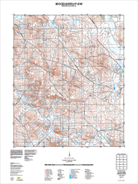 2230-I-SW Moodiarrup Topographic Map by Landgate 2011