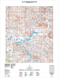 2230-IV-SE Blackwood River Topographic Map by Landgate 2011
