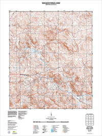 2232-IV-NW Wandering Topographic Map by Landgate 2011