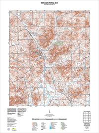 2232-IV-SE Wandering Topographic Map by Landgate 2011
