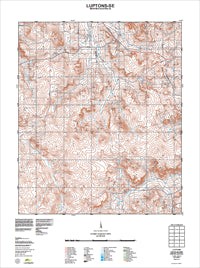 2233-III-SE Luptons Topographic Map by Landgate 2011