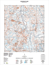 2233-I-NW Beverley Topographic Map by Landgate 2011