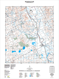 2233-I-SE Beverley Topographic Map by Landgate 2011