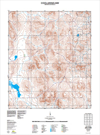 2233-IV-NW Coolaring Topographic Map by Landgate 2011