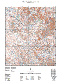 2234-III-SE Mount Observation Topographic Map by Landgate 2011