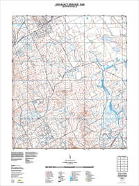 2235-III-SW Jennacubbine Topographic Map by Landgate 2011