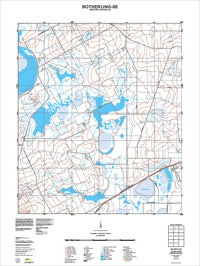 2235-I-SE Botherling Topographic Map by Landgate 2011