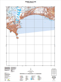 2327-IV-NE Parry Inlet Topographic Map by Landgate 2011