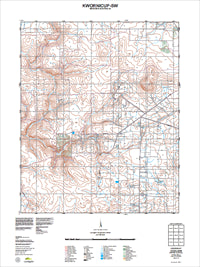 2328-I-SW Kwornicup Topographic Map by Landgate 2011