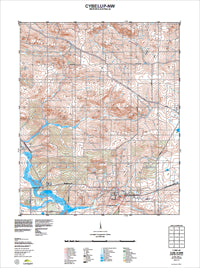 2329-III-NW Cybelup Topographic Map by Landgate 2011
