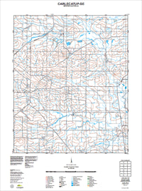 2330-II-SE Carlecatup Topographic Map by Landgate 2011