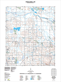 2330-IV-SE Boscabel Topographic Map by Landgate 2011