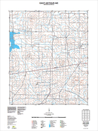 2331-III-NE East Arthur Topographic Map by Landgate 2011