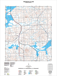 2331-I-SW Piesseville Topographic Map by Landgate 2011
