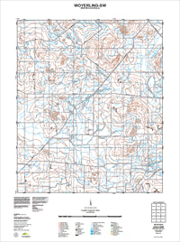 2332-I-SW Woyerling Topographic Map by Landgate 2011