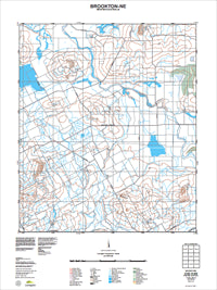 2333-III-NE Brookton Topographic Map by Landgate 2011