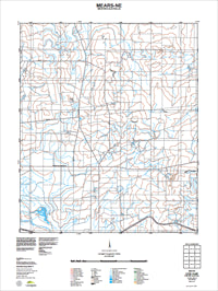 2333-II-NE Mears Topographic Map by Landgate 2011