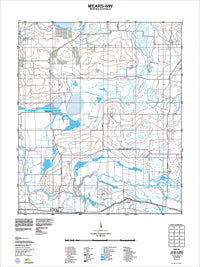 2333-II-NW Mears Topographic Map by Landgate 2011