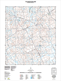 2334-II-NW Youndegin Topographic Map by Landgate 2011