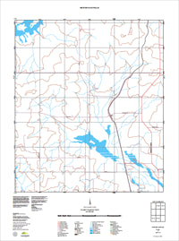 2336-III-SW Cadoux Topographic Map by Landgate 2011