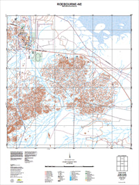 2356-III-NE Roebourne Topographic Map by Landgate 2011