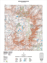 2428-IV-SW Mount Barker Topographic Map by Landgate 2011