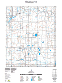 2429-I-NE Toolbrunup Topographic Map by Landgate 2011