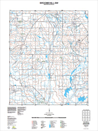 2430-III-SW Broomehill Topographic Map by Landgate 2011