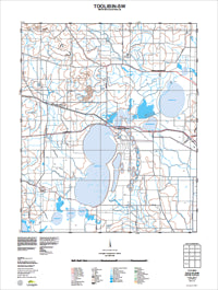 2432-III-SW Toolibin Topographic Map by Landgate 2011
