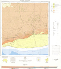 SH52-13 SI52-01 Madura-Burnabbie WA Geological Map 1st Edition 1972