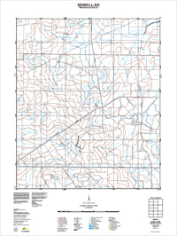 2432-I-SE Sewell Topographic Map by Landgate 2011