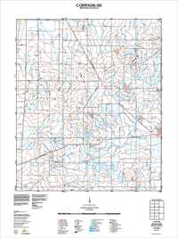 2433-II-SE Corrigin Topographic Map by Landgate 2011