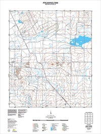 2433-IV-NW Pikaring Topographic Map by Landgate 2011