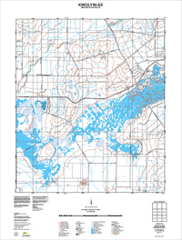 2434-II-SE Kwolyin Topographic Map by Landgate 2011