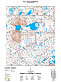 2528-III-NE Two Peoples Bay Topographic Map by Landgate 2011