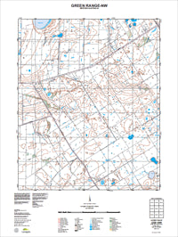 2528-I-NW Green Range Topographic Map by Landgate 2011