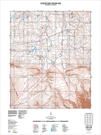 2529-III-NE Chester Pass Topographic Map by Landgate 2011
