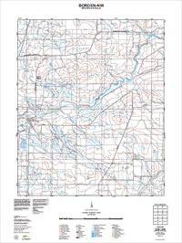 2529-I-NW Borden Topographic Map by Landgate 2011